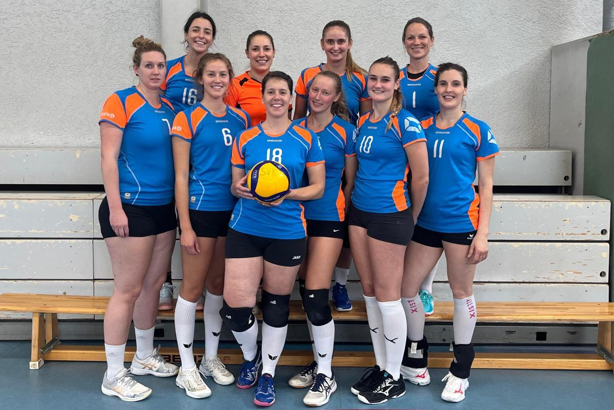 Damen 1 2018 SV Salamander Kornwestheim Volleyball Mannschaftsfoto